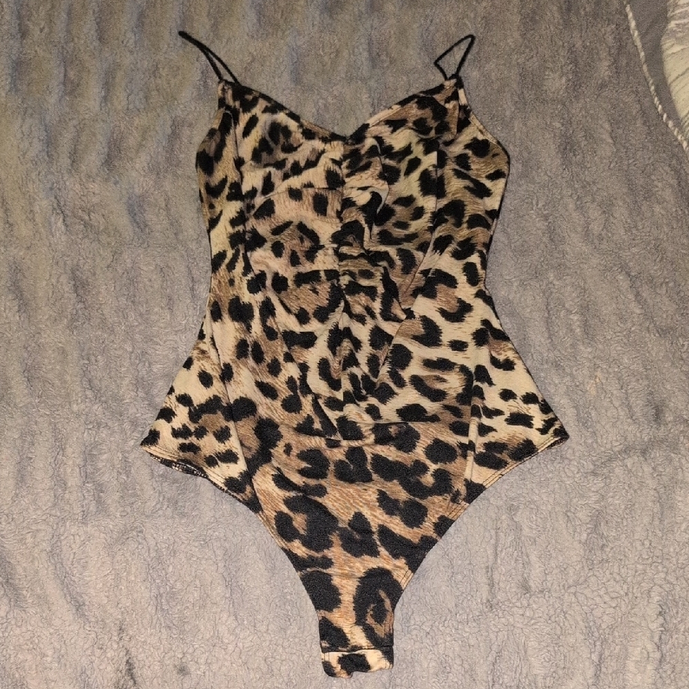 Leopard Print Bodysuit
